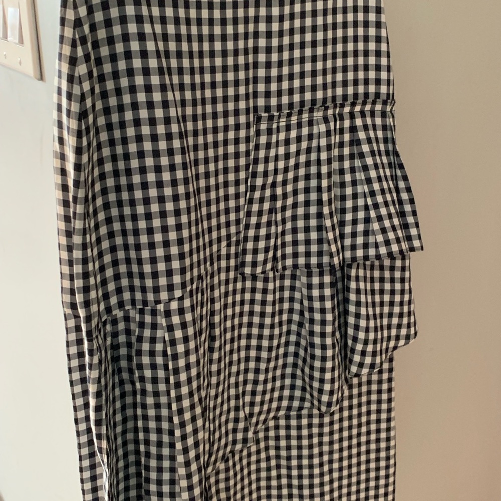 Tibi checkered skirt